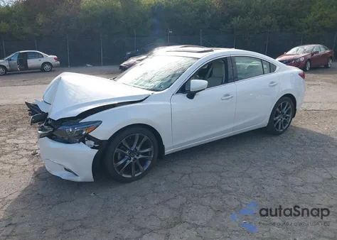 2016 Mazda Mazda6 I Grand Touring из США, поврежденный, VIN JM1GJ1W56G1459087